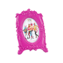 Bilderrahmen Ornament Oval Lila