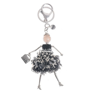 Schlsselanhnger Fashion Funky Schwarz