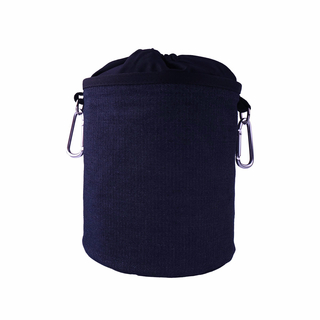 96 Wscheklammern Silber mit Softgrip und 1 Wscheklammerbeutel Blau-Schwarz
