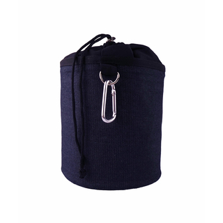 96 Wscheklammern Silber mit Softgrip und 1 Wscheklammerbeutel Blau-Schwarz