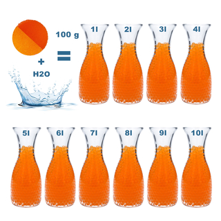 Hydroperlen Granulat 1,5-2 mm Orange