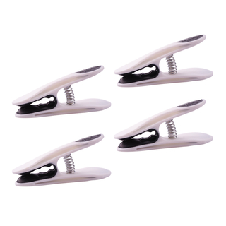 24 W�scheklammern mit Softgrip und Spiralfedern Wei�-Anthrazit