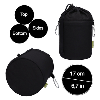 96 W�scheklammern mit Softgrip Blau Gr�n Wei� Lila Anthrazit und 1 Canvas W�scheklammerbeutel Schwarz