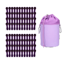 96 W�scheklammern mit Softgrip Lila Anthrazit und 1...