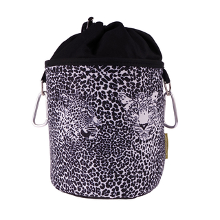96 Wscheklammern mit Softgrip Wei Anthrazit und 1 bellaCott Wscheklammerbeutel Leopard Schwarz
