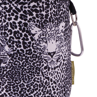 96 Wscheklammern mit Softgrip Wei Anthrazit und 1 bellaCott Wscheklammerbeutel Leopard Schwarz