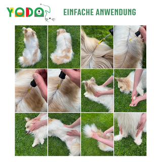 YODOs Zeckenschreck Zeckenl fr Hunde und Katzen, aus 7 BIO-len, Eukalyptus, versch. Gren