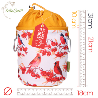 bellaCott W�scheklammerbeutel Kardinalv�gel &ndash; �18 x 31 cm