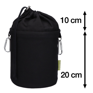48 Wscheklammern mit Softgrip Blau Anthrazit und 1 Canvas Wscheklammerbeutel Schwarz
